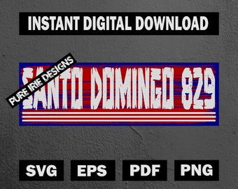 Santo Domingo Svg, Dominican Republic Svg, Dominican Svg, Santo Domingo Area Code 829 Svg, Area Code Svg
