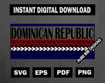 Dominican Republic Svg, Dominican Svg, Dominican colors Svg, Png, Eps,Pdf, Vector Design