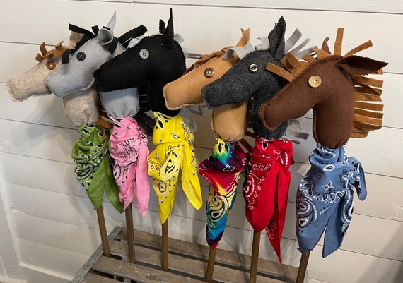 Childrens Hobby Horse Stick Horse Etsy UK