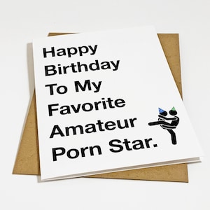 Carte d'anniversaire star de cinéma adulte pour petite amie - carte d'anniversaire pleine d'esprit pour femme - carte de Noël amusante et sarcastique pour petit ami, carte de voeux coquine