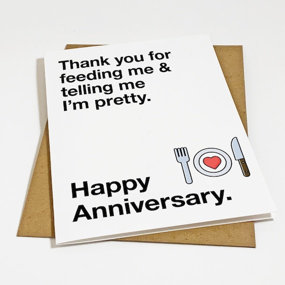 Cute Anniversary's Card For Him - Funny Anniversary Card For Master Chef Husband - Gift For Him - Super Cook Boyfriend