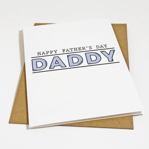 Heureuse fête des pères papa - carte de fête des pères pour mari, nouveau papa, bébé papa - carte de fête des mères pour enfants à papa