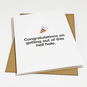 Carte de retraite d'un collègue, salutation d'adieu à un collègue, nouvel emploi Félicitations pour le travail Bestie - Promotion du meilleur ami