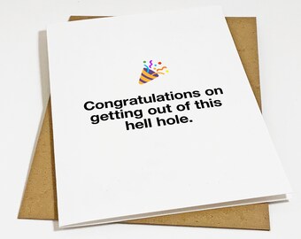Coworker Retirement Card, Goodbye Colleague Greeting, New Job Congratulations For Work Bestie - Best Friend Promotion