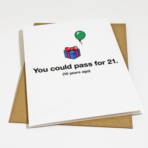 Carte d'anniversaire drôle pour lui 30e anniversaire, carte d'anniversaire sarcastique pour frère - carte d'anniversaire drôle pour petit ami, petite amie ou autre