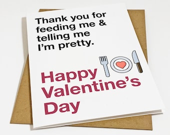 Hilarious & Cute Valentines Card For Him - Valentine's Gift For Husband - Gift For Him - Funny Valentine's Card For Boyfriend