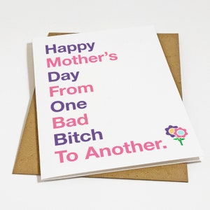 Carte de fête des mères amusante pour meilleure amie ou meilleure amie - carte d'anniversaire de nouvelle maman - carte de voeux hilarante pour maman