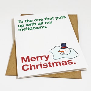 Hilarious Christmas Card For Boyfriend, Sweet & Funny Christmas Card For Husband, Thankful And Grateful Holiday Gift Card For Best Friend