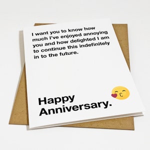 Carte de voeux d'anniversaire agaçante et adorable pour les couples nouvellement fiancés ou nouvellement mariés, jolie carte-cadeau d'anniversaire pour petite amie, carte A2