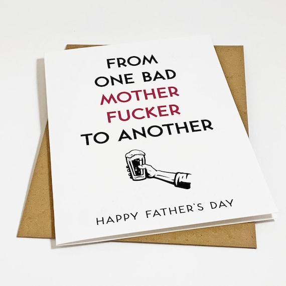 Funny Father's Day Card For Best Friend or Drinking Buddy - New Dad Fathers Day Card - Hilarious Greeting Card For Dad