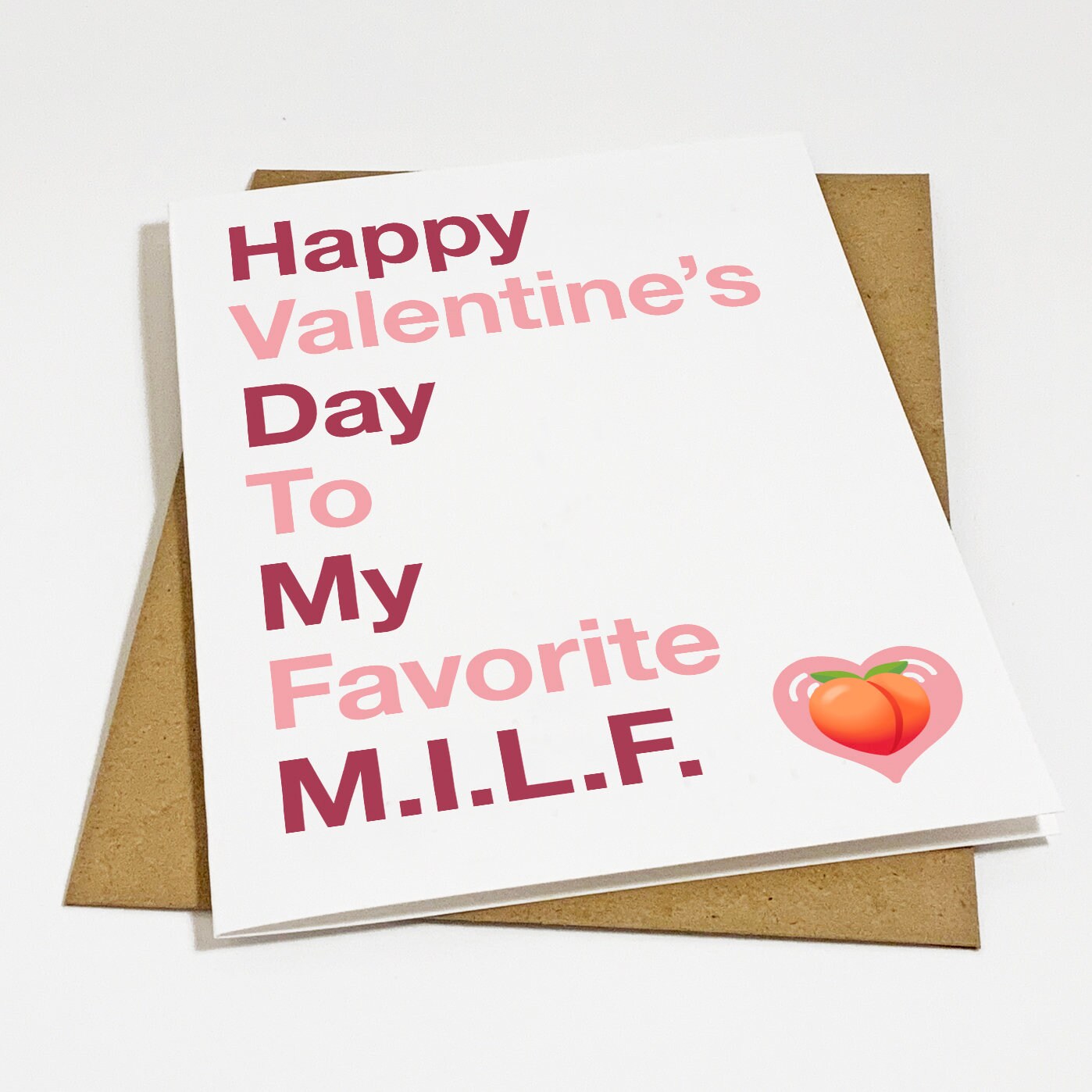 MILF Valentine's Day Card Funny Valentines Card for Wife Woman in Your Life  Gift for Her - Etsy