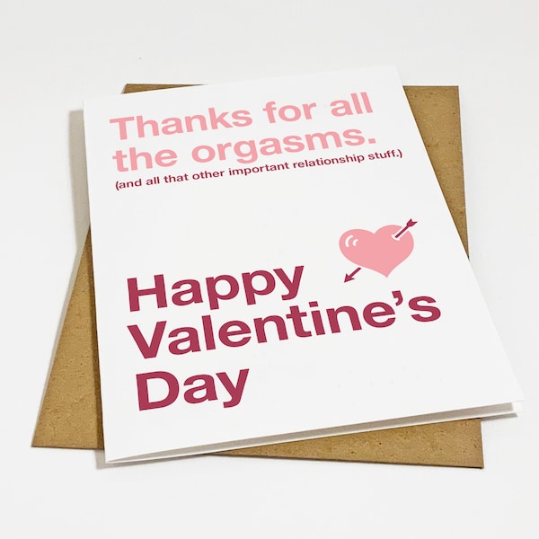 Funny Valentine's Card For Boyfriend - Sexy Valentine's Card - Valentines Gift For Friends With Benefits - Gift For Her