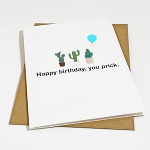 Carte d'anniversaire grossière pour lui - carte d'anniversaire jubilatoire - carte d'anniversaire pour frère - carte d'anniversaire drôle et sarcastique pour meilleur ami, papa