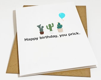Rude Birthday Card For Him - Expletive Birthday Card - Birthday Card For Brother - Funny & Sarcastic Birthday Card For Best Friend, Dad