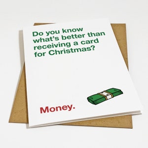 Better Than A Christmas Card, Money Holiday Gift Card For Daughter, Funny Christmas For Son, Christmas Gift For Cousin, Money Holday