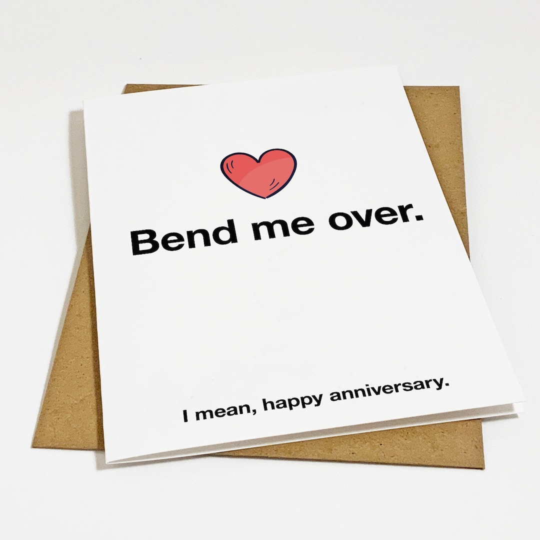 Raunchy Anniversary Card, Funny Anniversary Card for Boyfriend, Naughty ...