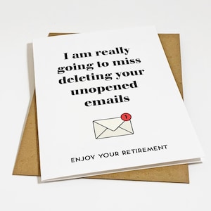 Carte de voeux de retraite sarcastique pour patron, carte de retraite drôle d'humour de bureau pour les collègues et le personnel, voeux de retraite