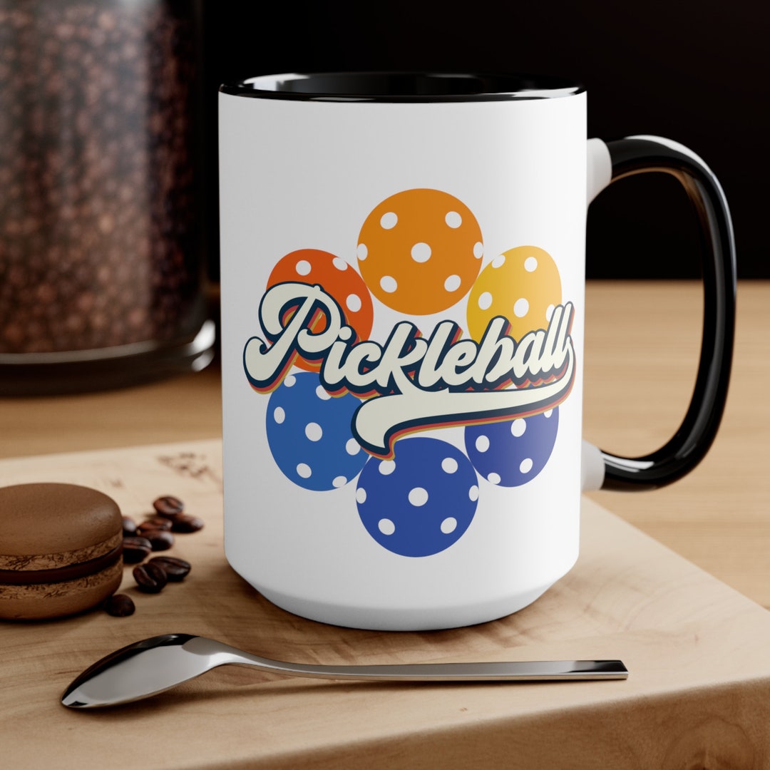 Colorful Pickleball Mug, Pickleball Mug, Pickleball Drink Cup, Gifts
