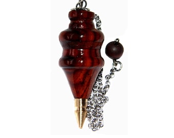 Exotic wood pendulum for Dowsing, Divination and Healing | Length 5 cm. | diameter 2cm. | Weight 12 grams