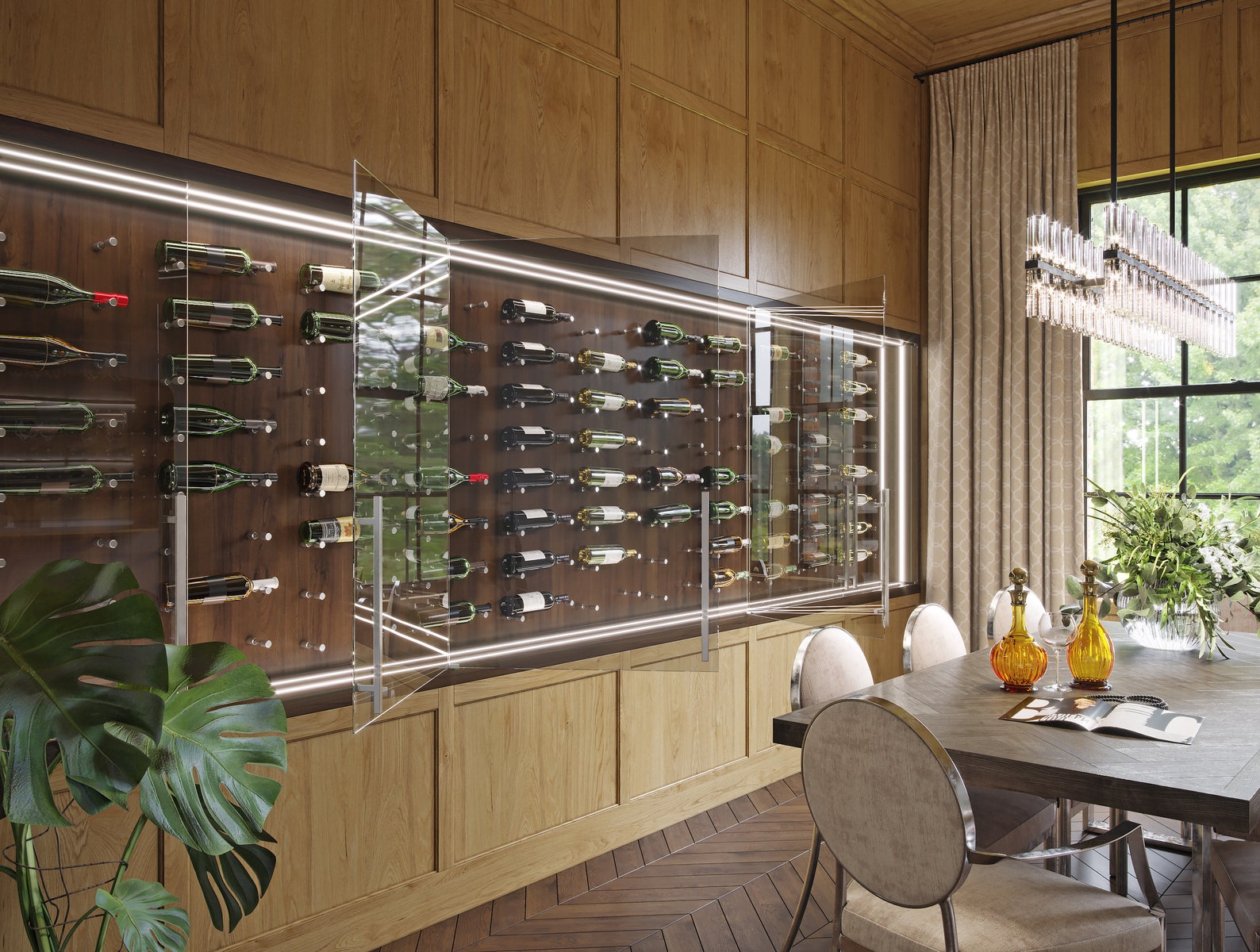 Portobello Wine Pegs, Brass, Label Forward Wine Rack Display Etsy