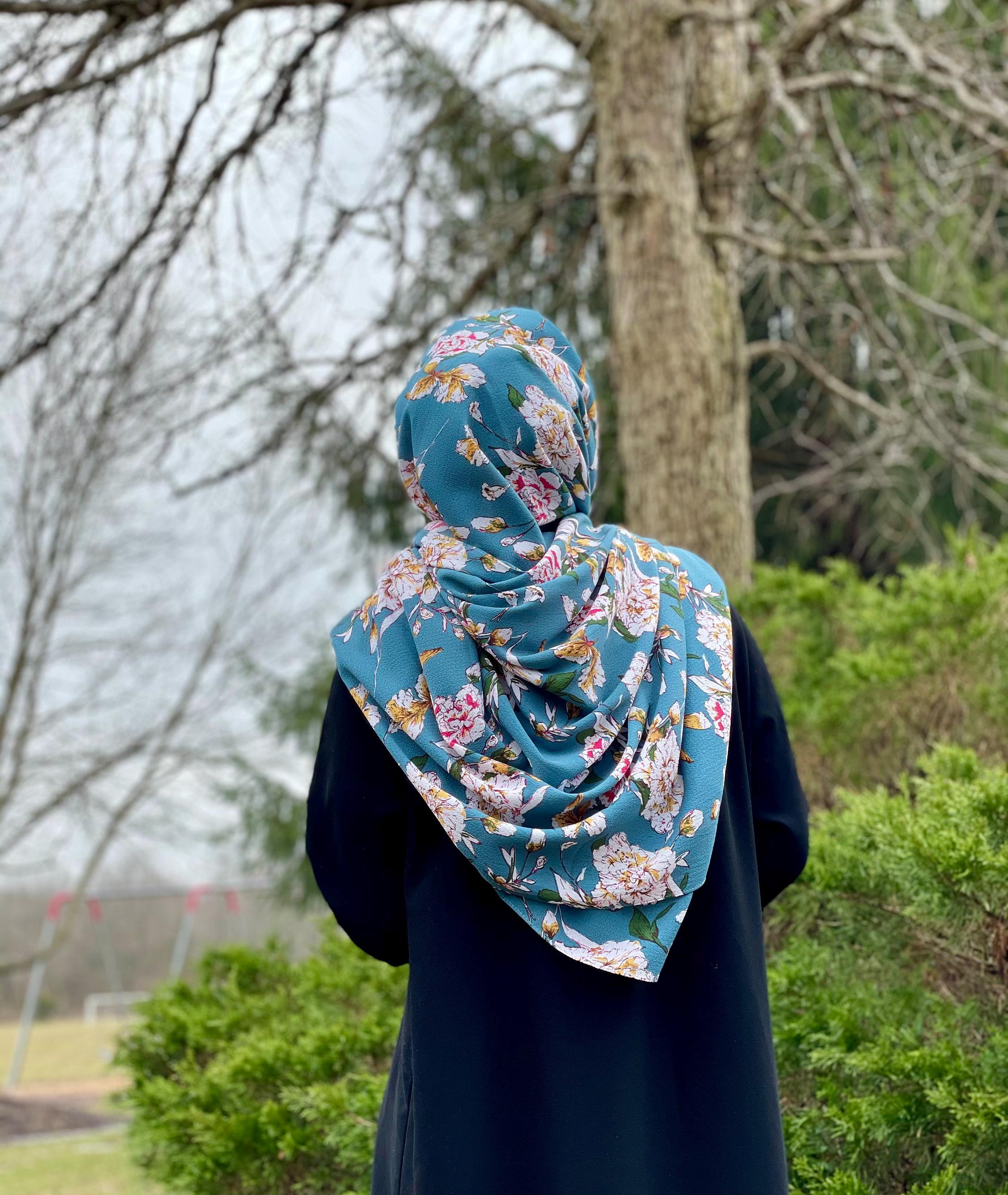 floral hijab