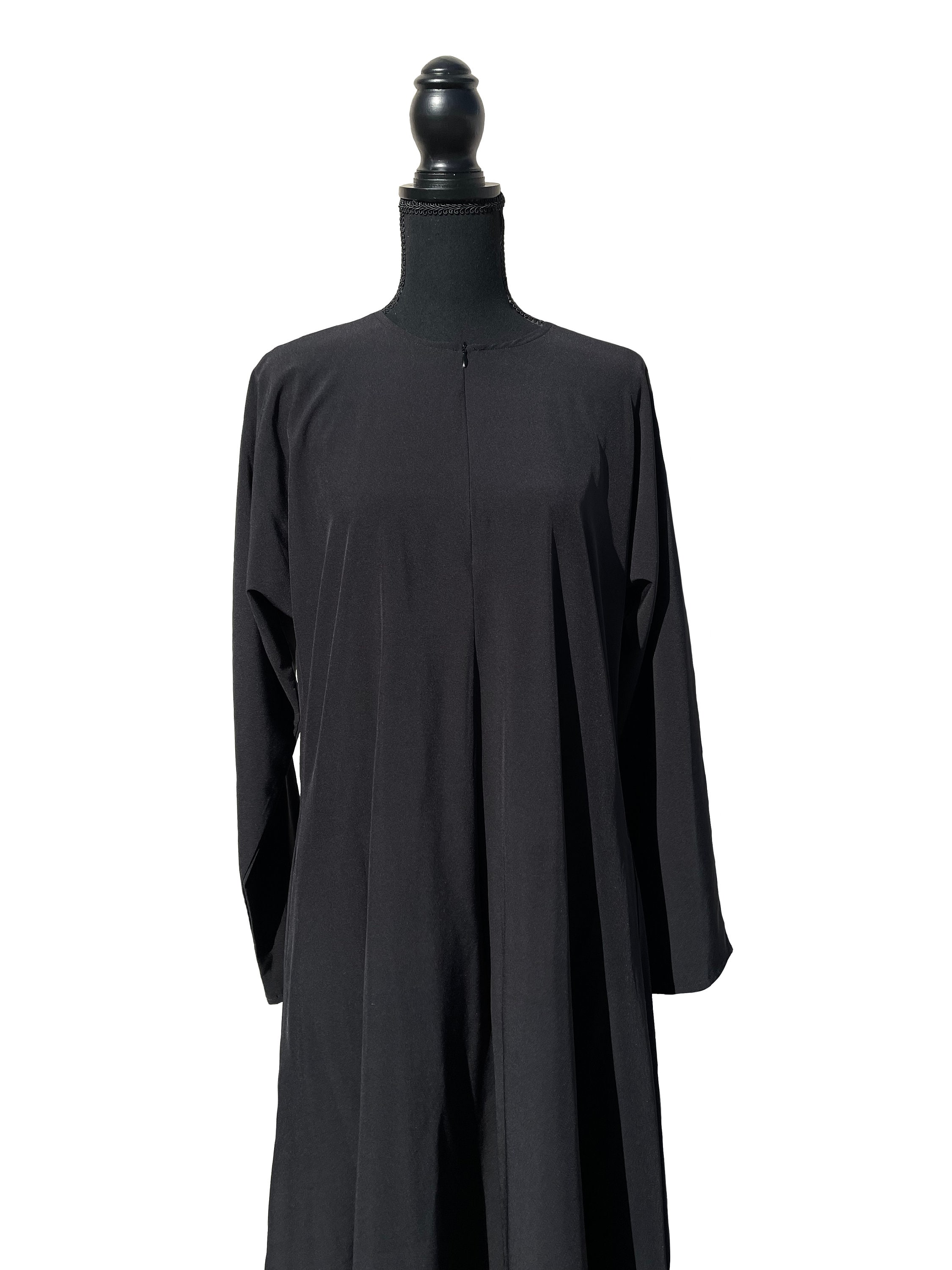 Essential Abaya - Straight Fit - Coffee Foam