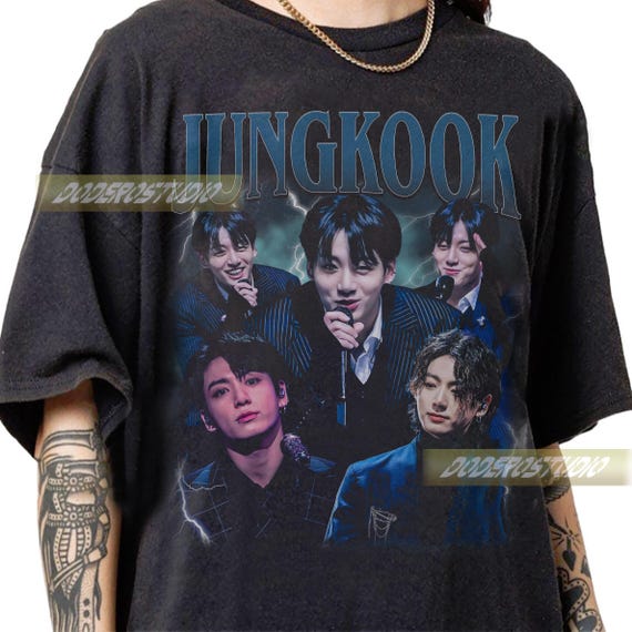 Limited Jungkook Vintage Shirt, Retro Jungkook Music Gifts for
