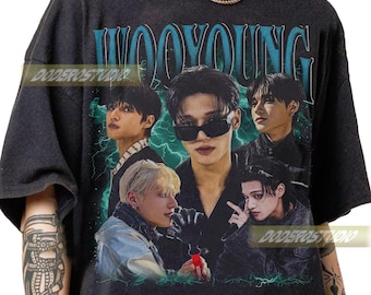 Limited Wooyoung Ateez Vintage Shirt, Retro Wooyoung Ateez Kpop Music Sweatshirt Gift, Wooyoung Graphic T-Shirt, Wooyoung 90s Bootleg Shirt