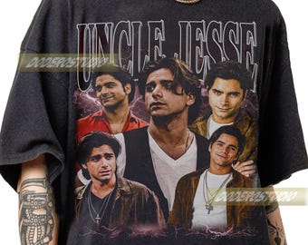 Limited Uncle Jesse Vintage Shirt, Uncle Jesse Graphic Merch Tee Gifts, Retro Uncle Jesse Movie Gift, Uncle Jesse 90s Bootleg T-Shirt