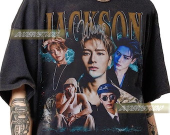 Limited Jackson Wang Vintage Shirt, Retro Jackson Wang Kpop Music Sweatshirt, Jackson Wang Graphic T-Shirt, Jackson Wang 90s Bootleg Shirt