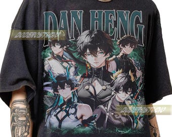 Limited Dan Heng Honkai Star Rail Gaming Vintage Shirt, Dan Heng Honkai Star Graphic Merch Tee, Dan Heng Honkai Star Rail 90s Bootleg Shirt