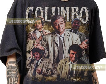 Limited Columbo Vintage Shirt, Columbo Graphic Merch Tee Gifts for Woman and Man, Retro Columbo Movie Gift, Columbo 90s Bootleg T-Shirt
