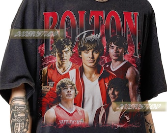 Limited Troy Bolton Vintage Shirt, Troy Bolton Sweatshirt Gift for Woman and Man, Troy Bolton Graphic Tee, Troy Bolton 90s Bootleg Shirt