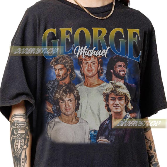 Limited George Michael Vintage Shirt, Retro George Michael Gift 