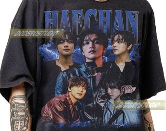 Limited Haechan Vintage Shirt, Retro Haechan Kpop Music Sweatshirt Gift For man And Women, Haechan Graphic TShirt, Haechan 90s Bootleg Shirt