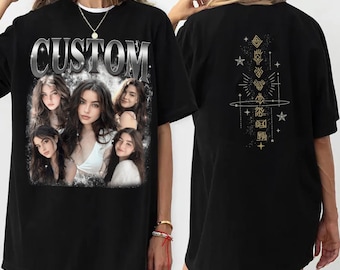 Limited Custom Design Vintage Shirt, Custom Design T-shirt Gifts for Woman and Man, Retro Double Sided  Tee Gift, Birthday's Gifts Shirt