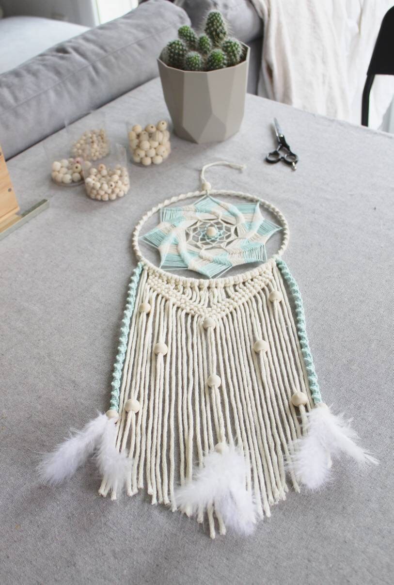 Attrape Rêve Dreamcatcher Macrame