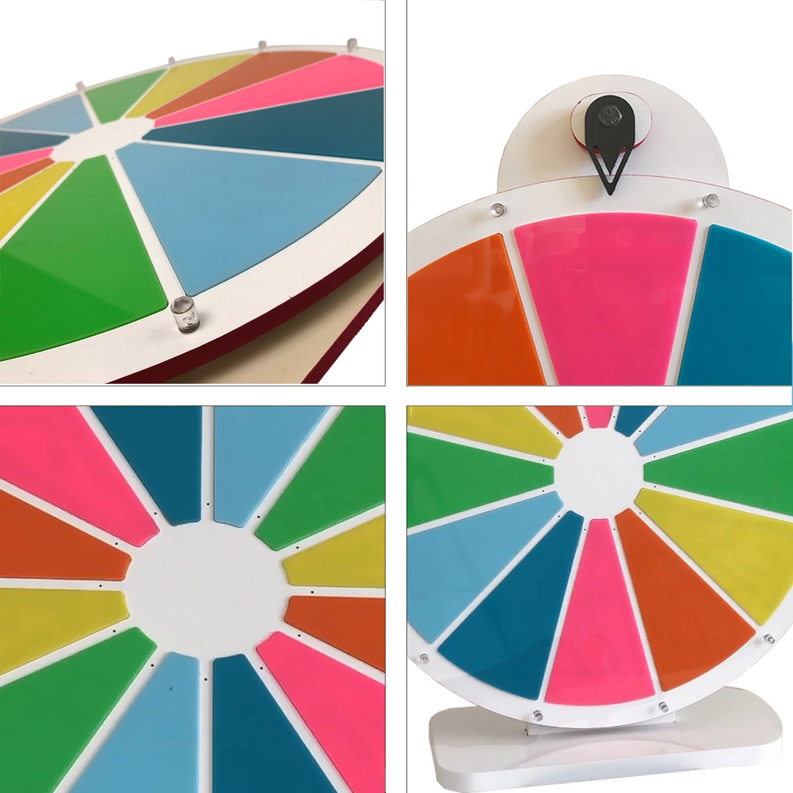 Prize Wheel Wheel of Fortune Spinning Wheel Dry Erase Spin Etsy