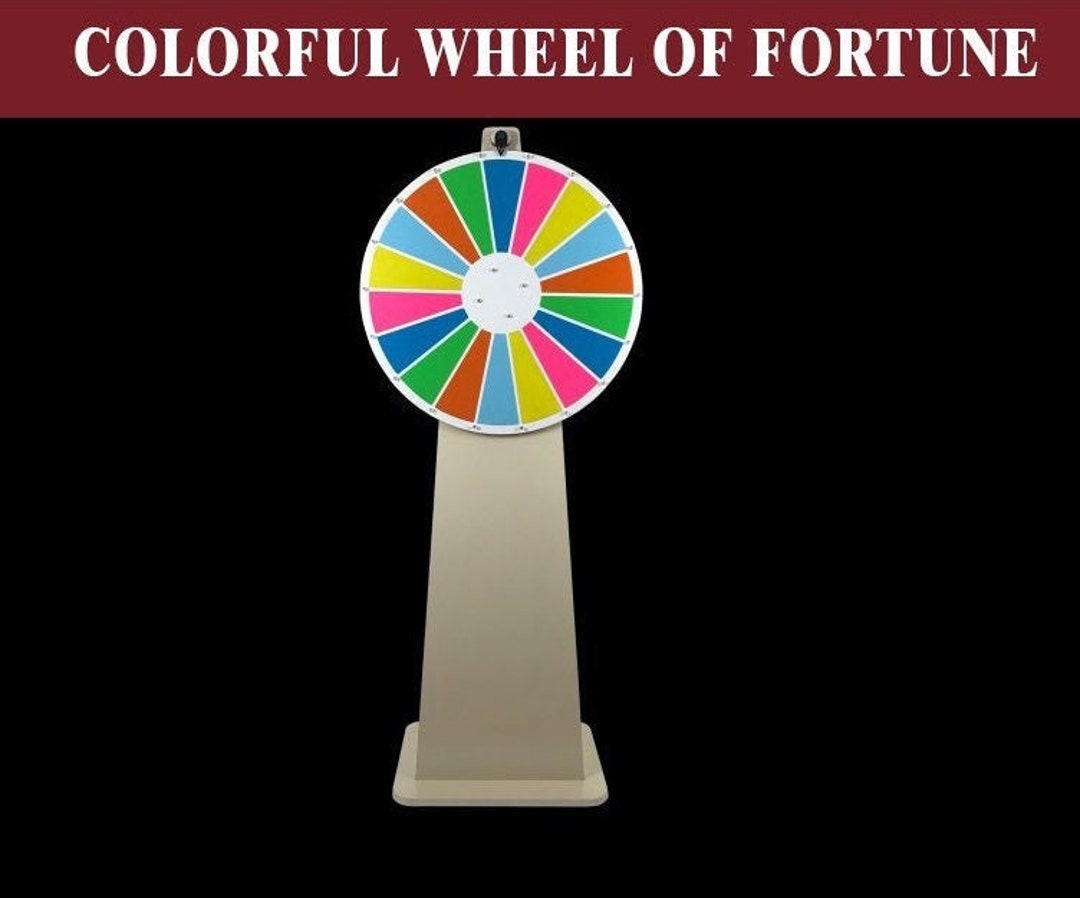 Large Prize Wheel Wheel of Fortune Spinning Wheel Family & Etsy