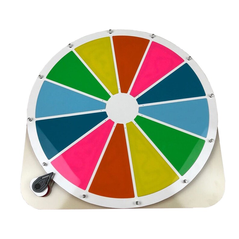 Prize Wheel Wheel of Fortune Spinning Wheel Dry Erase Spin Etsy