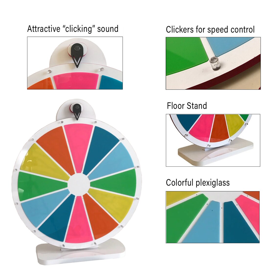 Prize Wheel Wheel of Fortune Spinning Wheel Dry Erase Spin Etsy