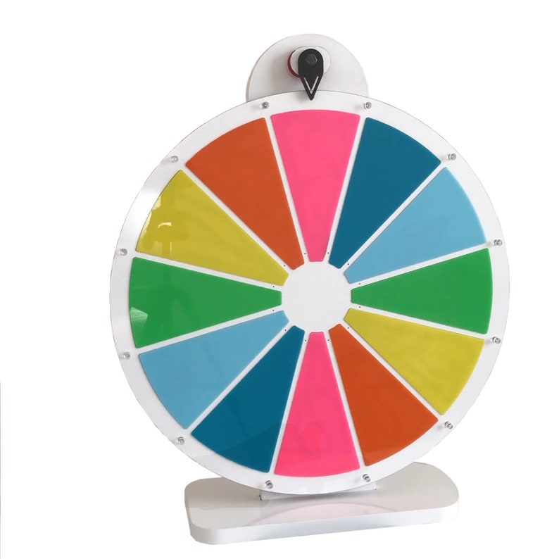 Prize Wheel Wheel of Fortune Spinning Wheel Dry Erase Spin Etsy
