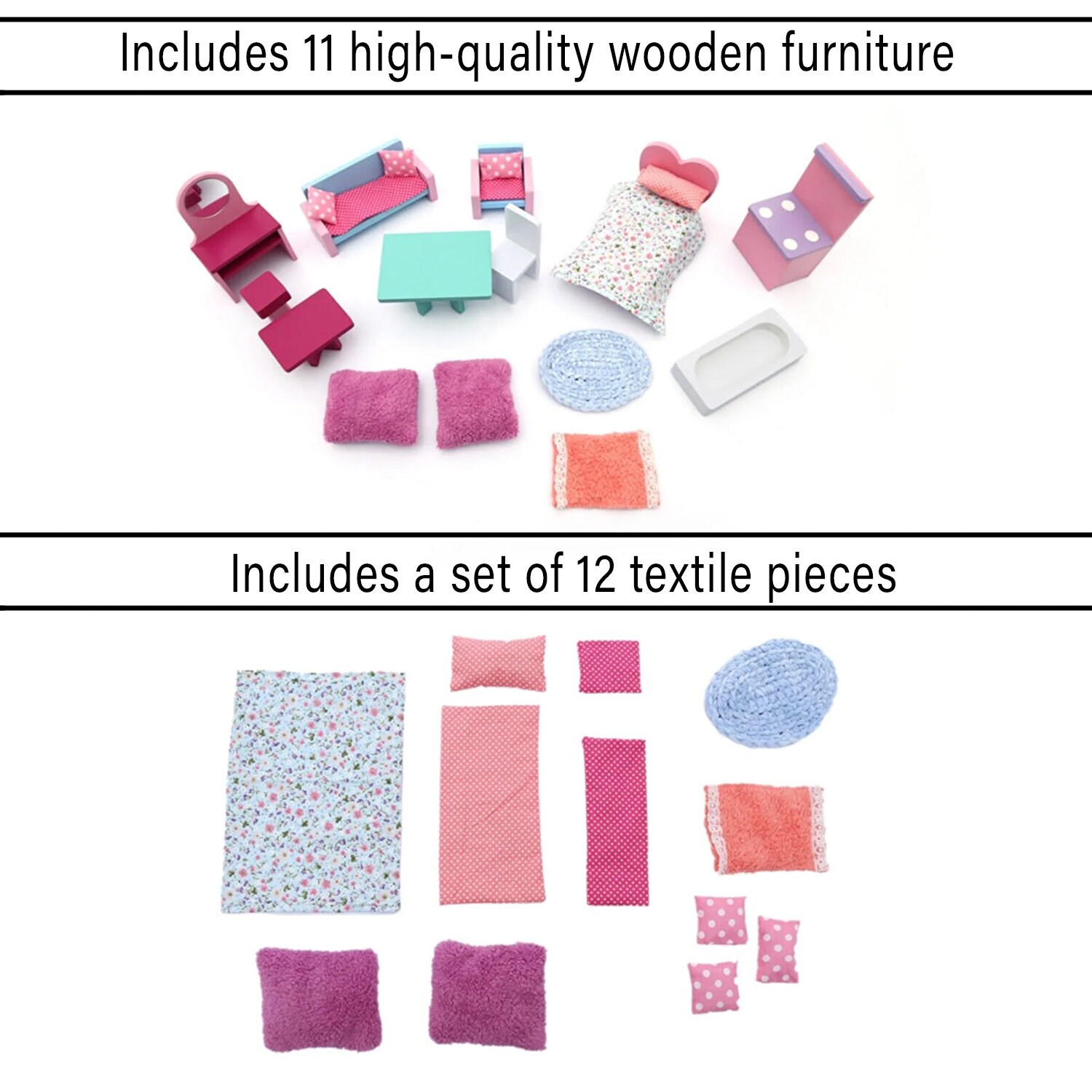 Wooden Doll House Barbie Dollhouse Handmade Wooden Toys Etsy