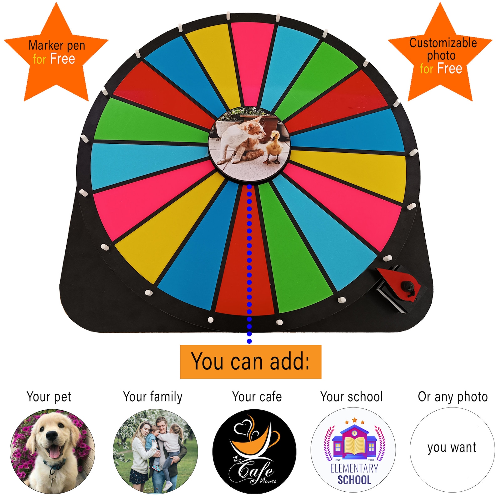 Wheel of Fortune Spin the Wheel Game Carnival Wheel Custom Etsy