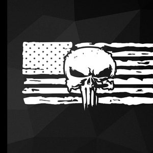 Punisher vinyl decal, Punisher  vinyl sticker, Punisher  car decal