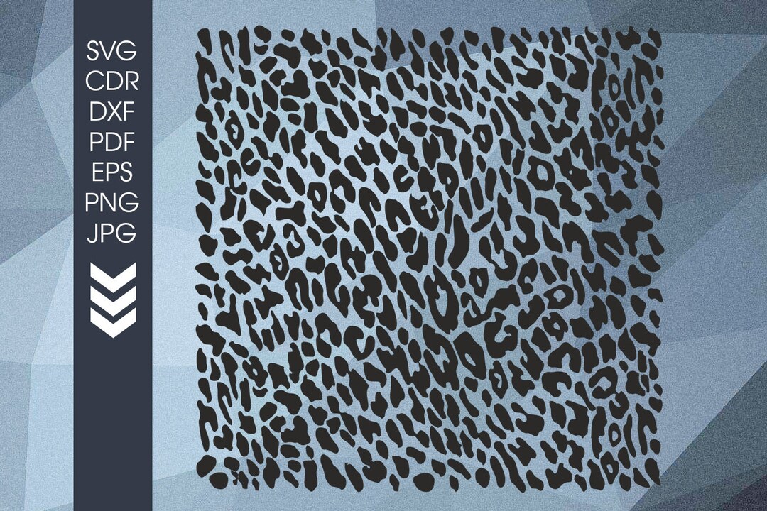 Leopard Svg Pattern Free Leopard Print Pattern SVG, PDF, EPS, Svg Files for Cricut, Leopard ...