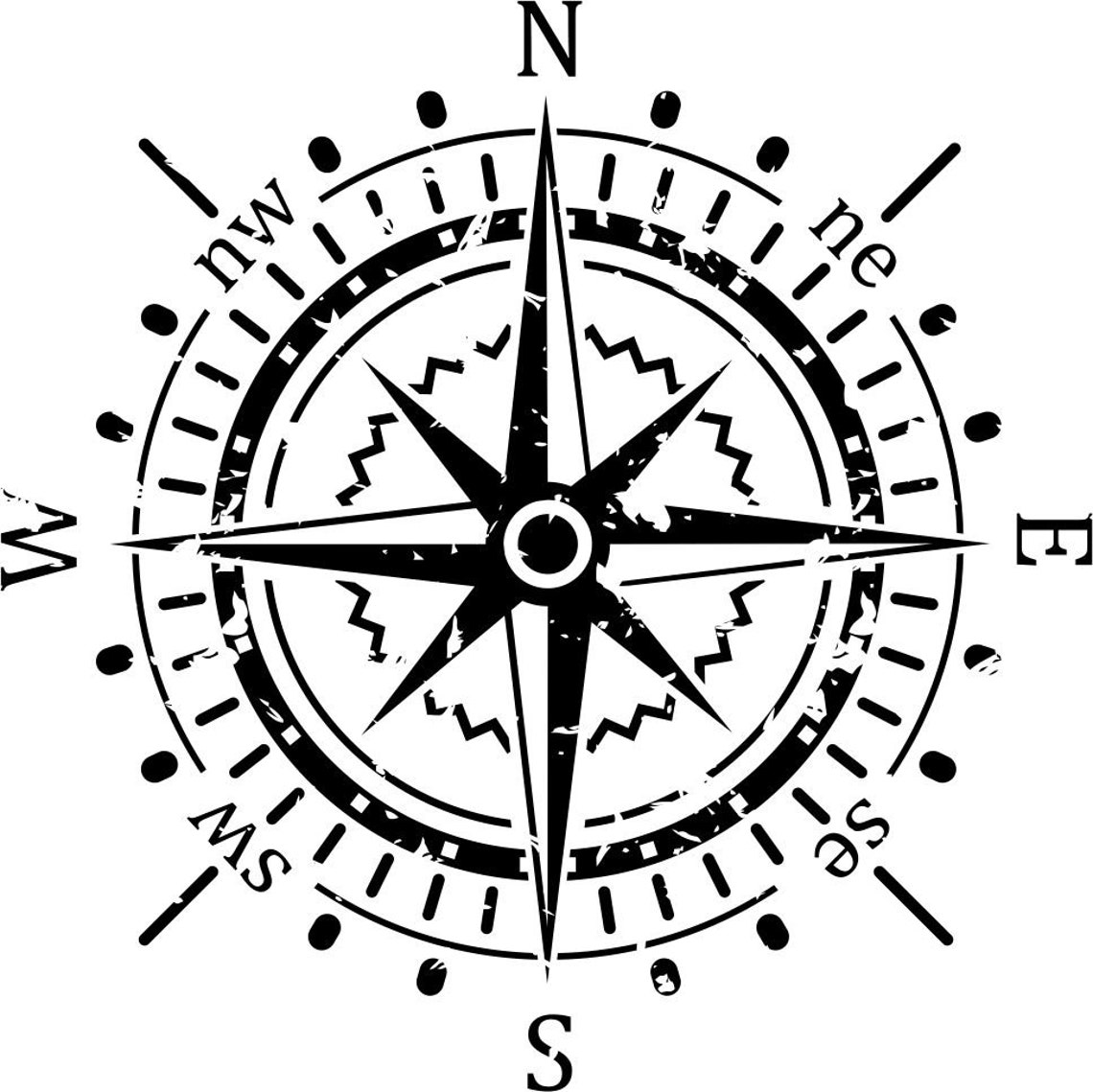 Compass SVG, PDF, EPS, Svg Files for Cricut,cuttable Cricut Digital Files Download Svg Dxf Eps