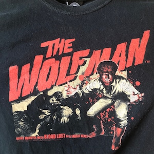 Vintage Horror “The Wolfman” Universal Studios By Rock Rebel T-Shirt
