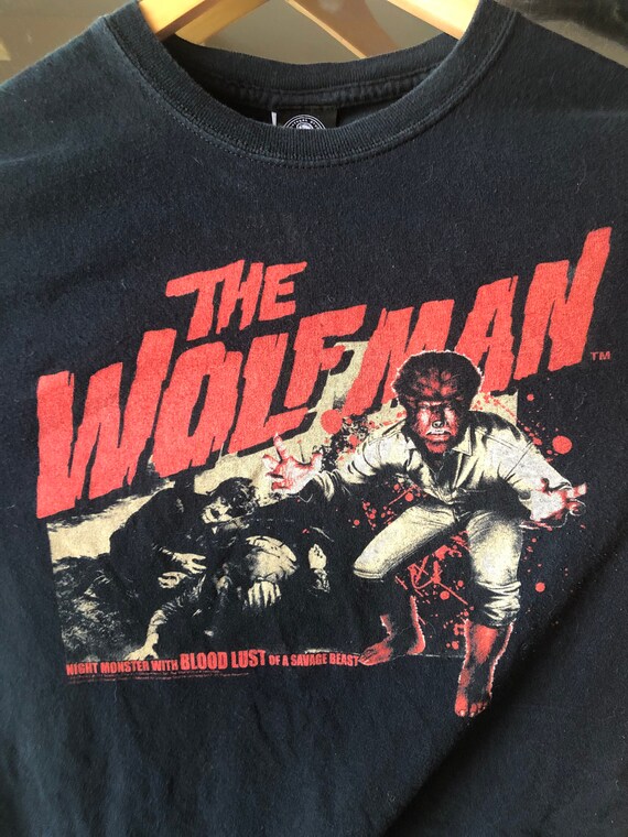 Vintage Style the Wolfman Universal Studios by Rock Rebel T shirt
