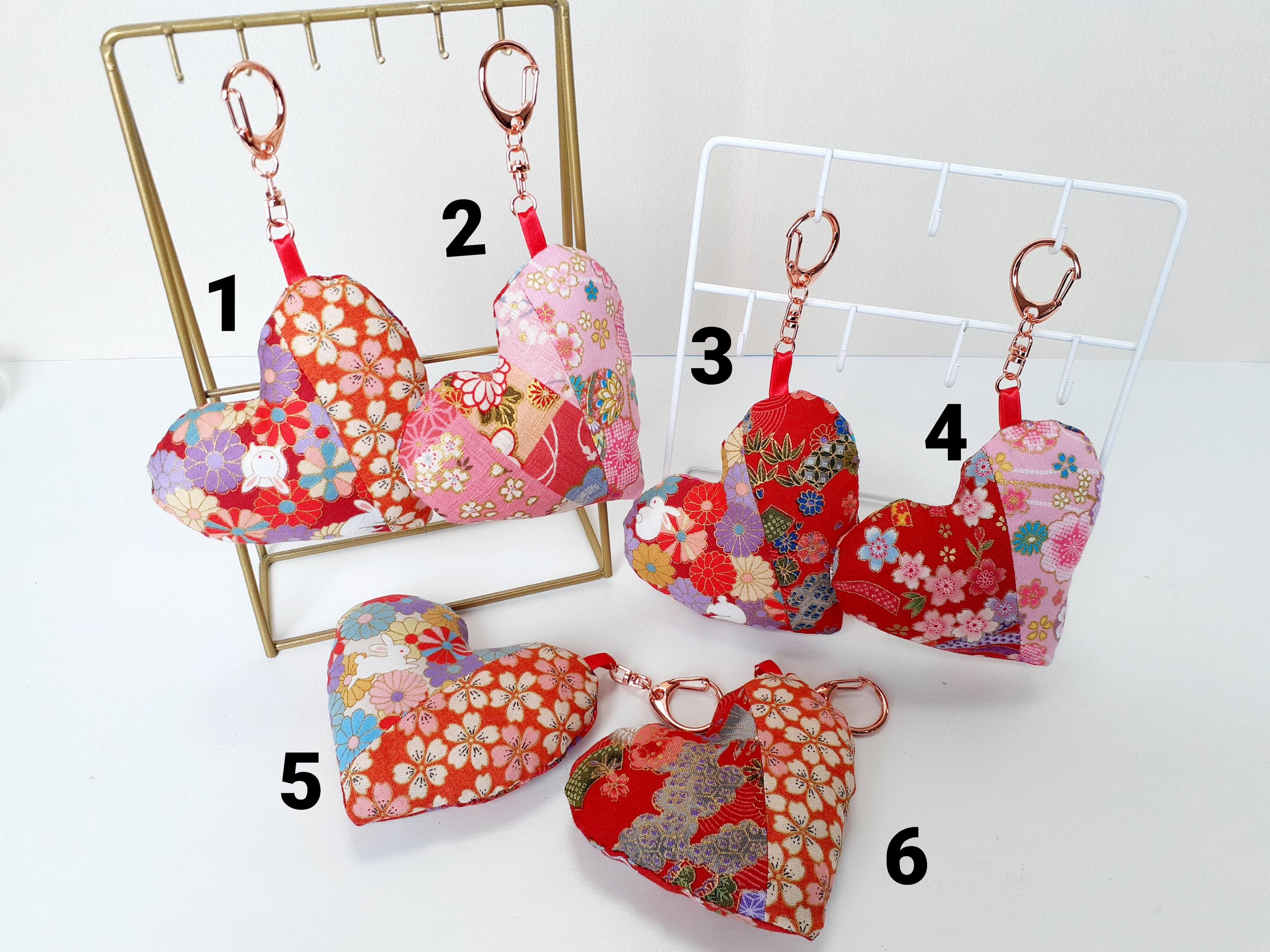 Number 2 Page/valentine Valentine'sday Heart Keychain Keyring